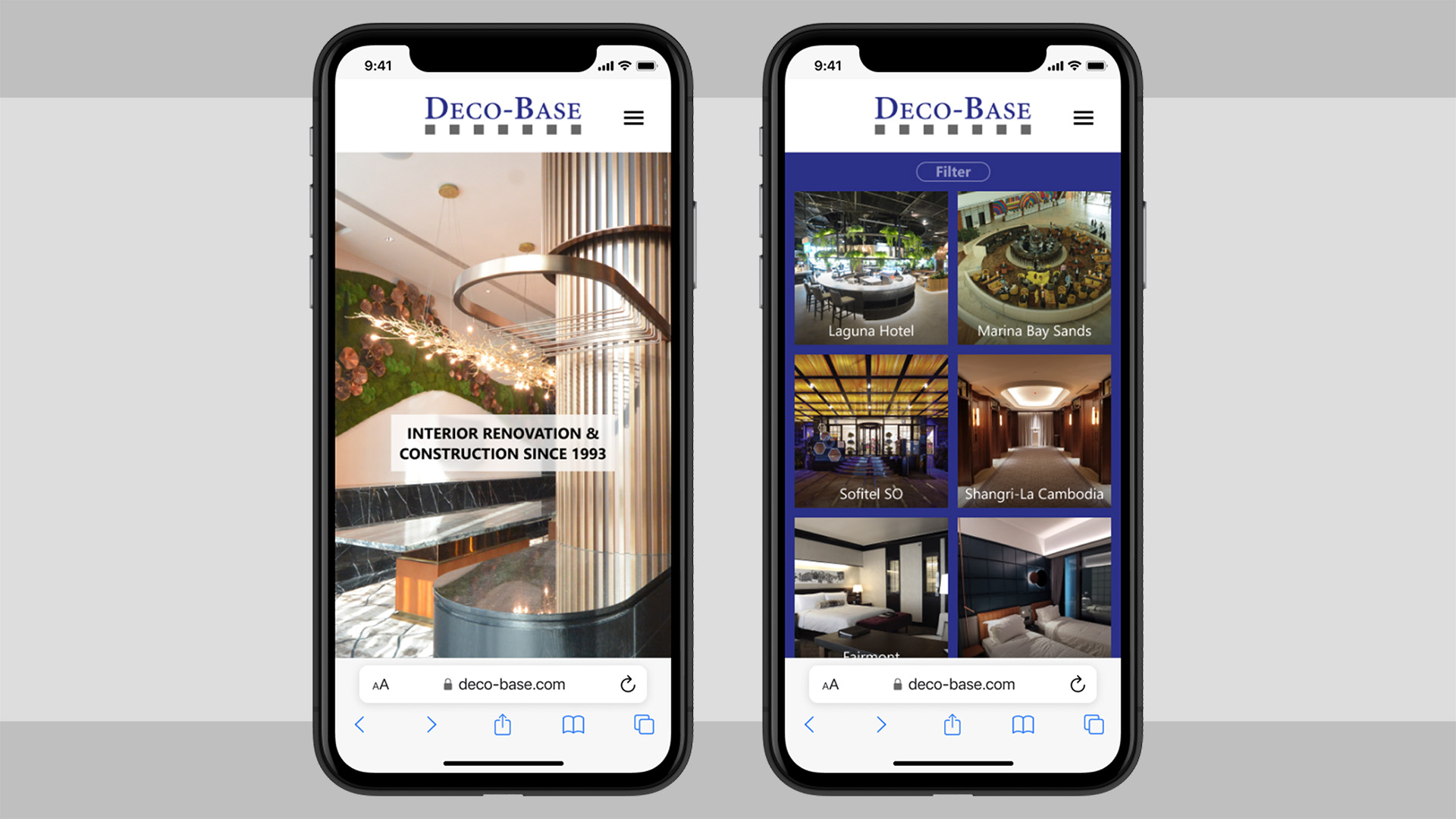 Deco-Base Booklet and Web Design