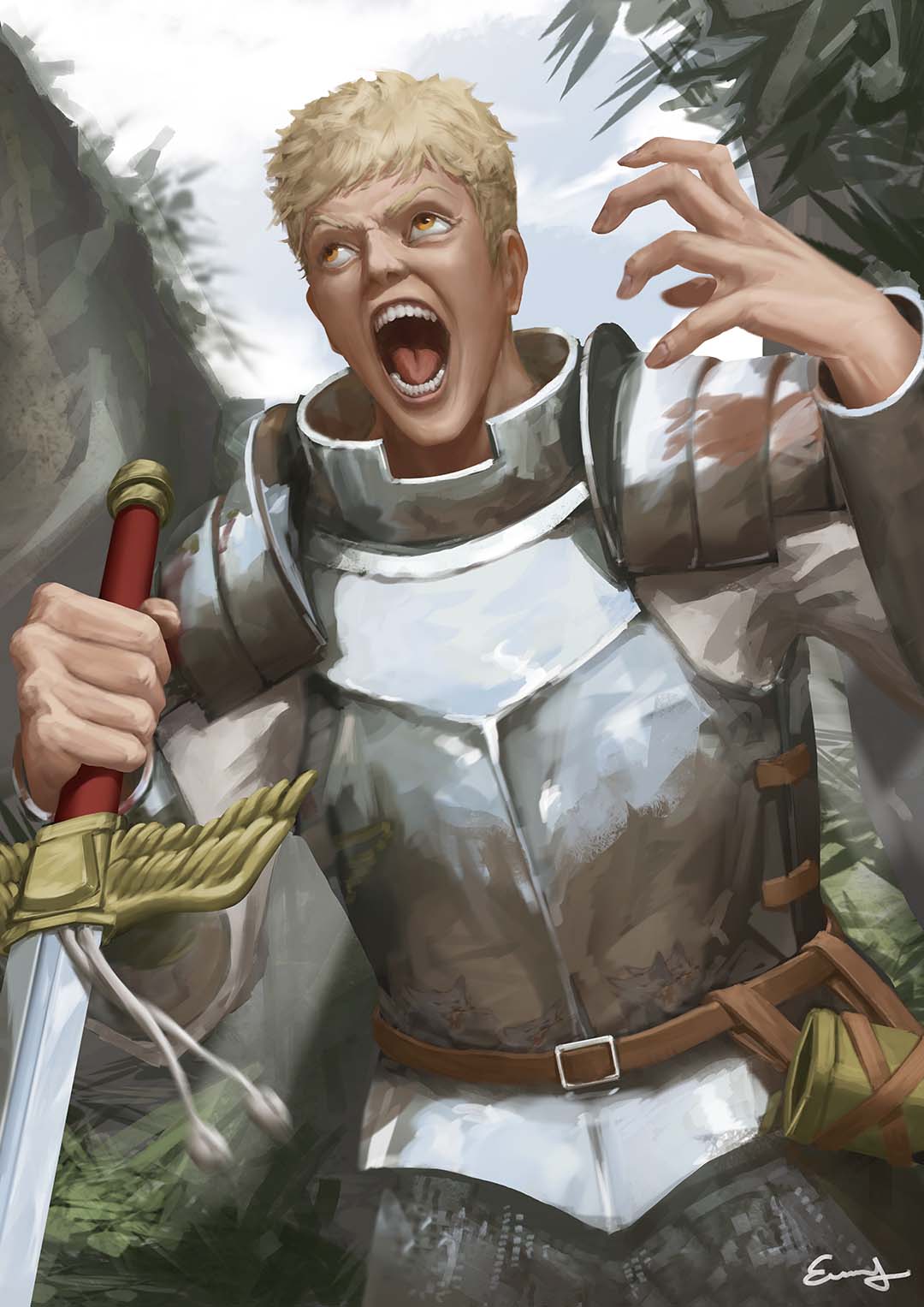Laios Touden from Dungeon Meshi
