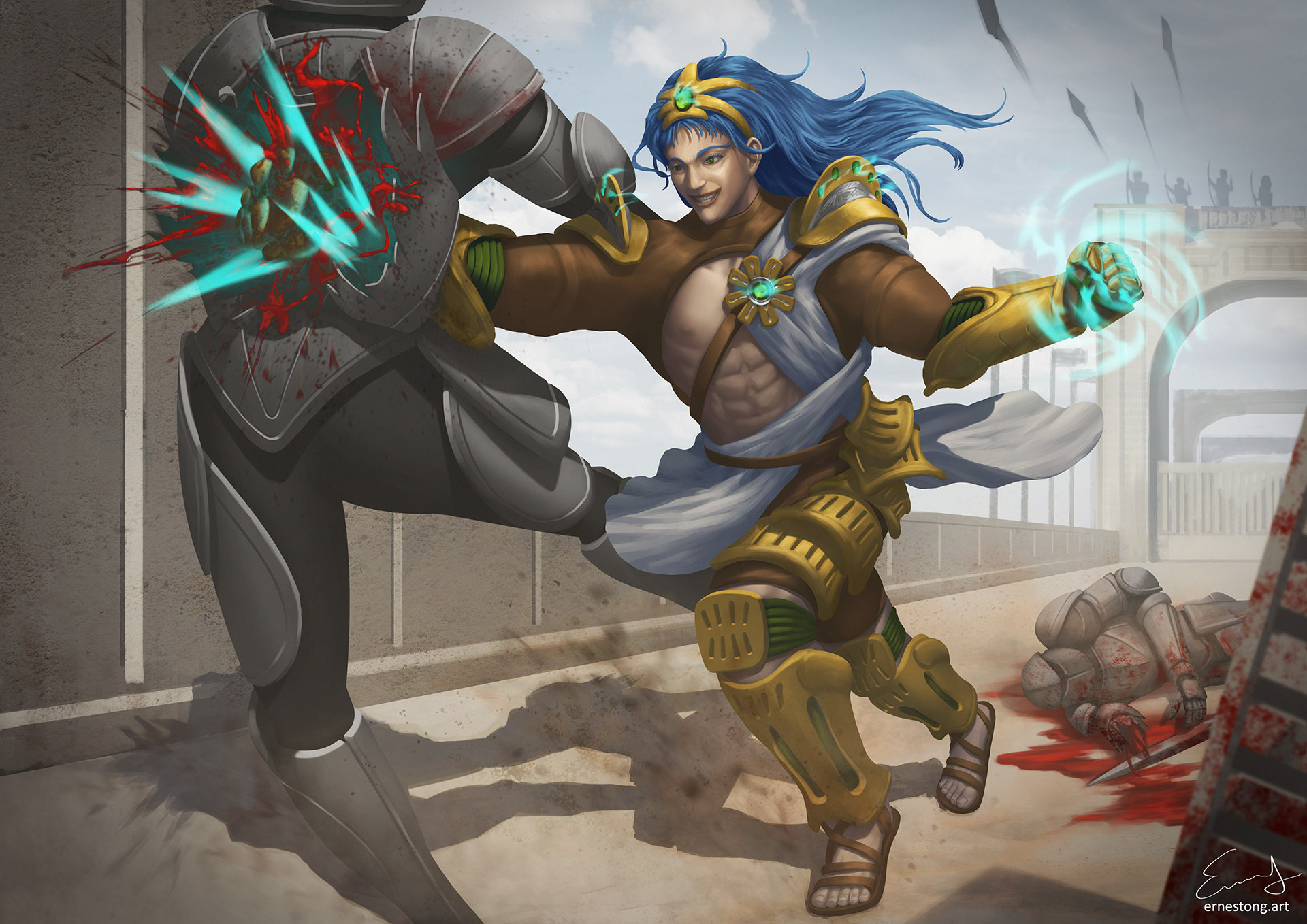 Rupture” - Character Splash Art