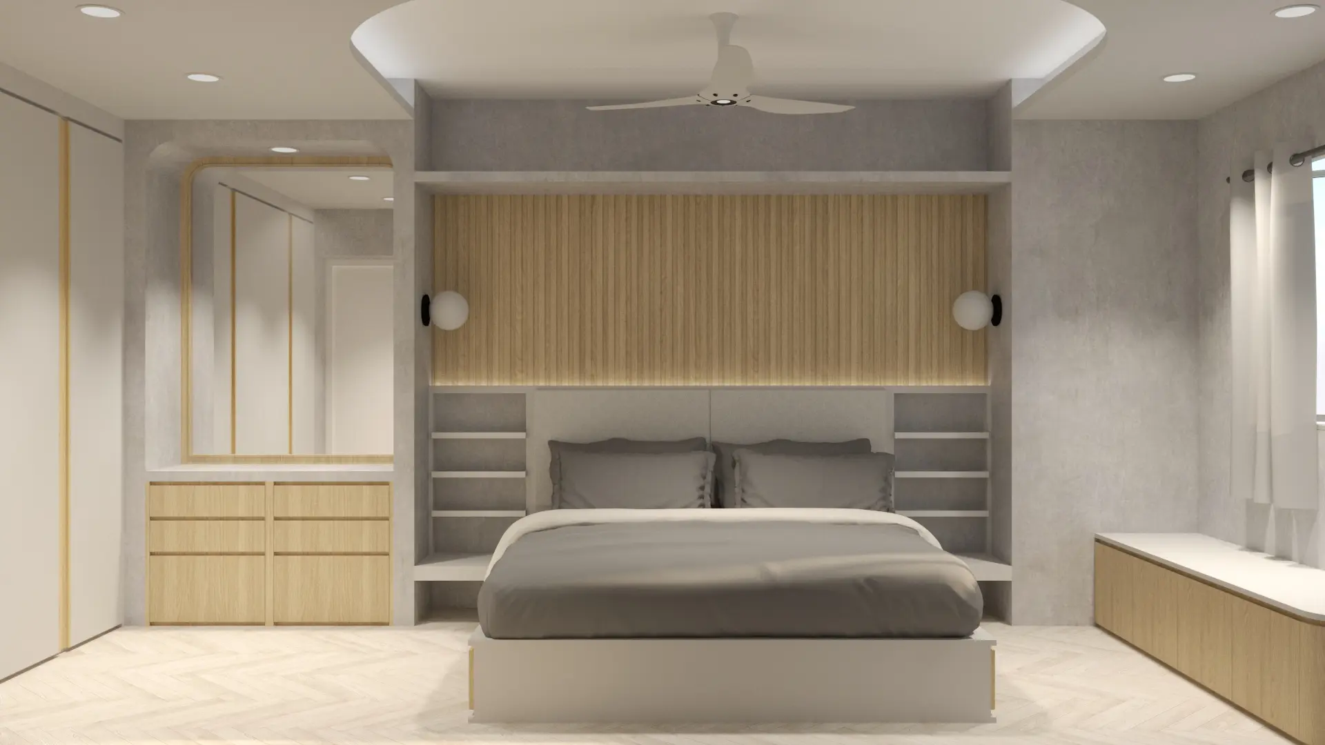 Apartment 1 - Master Bedroom