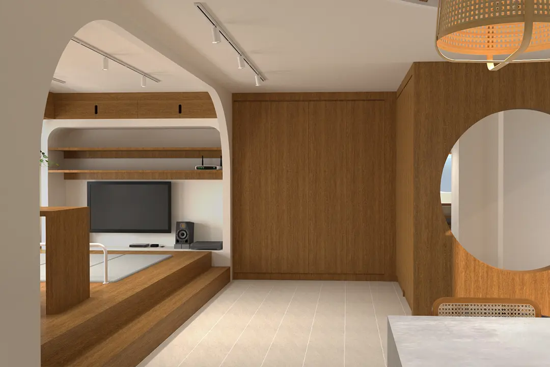 Apartment 2 - Living Room