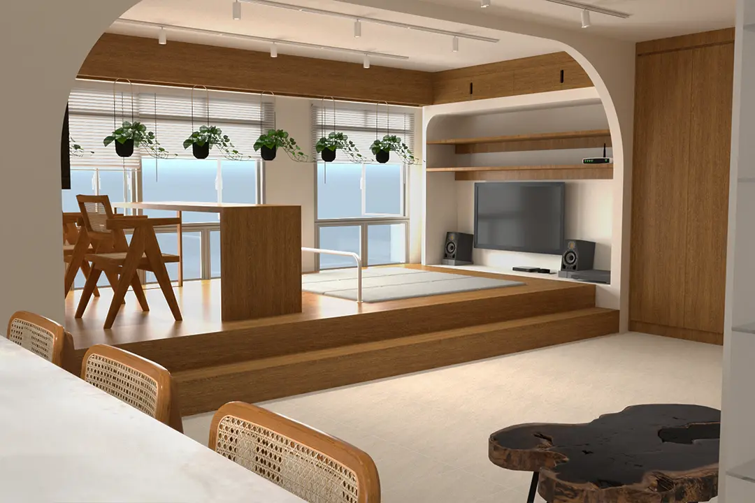 Apartment 2 - Living Room