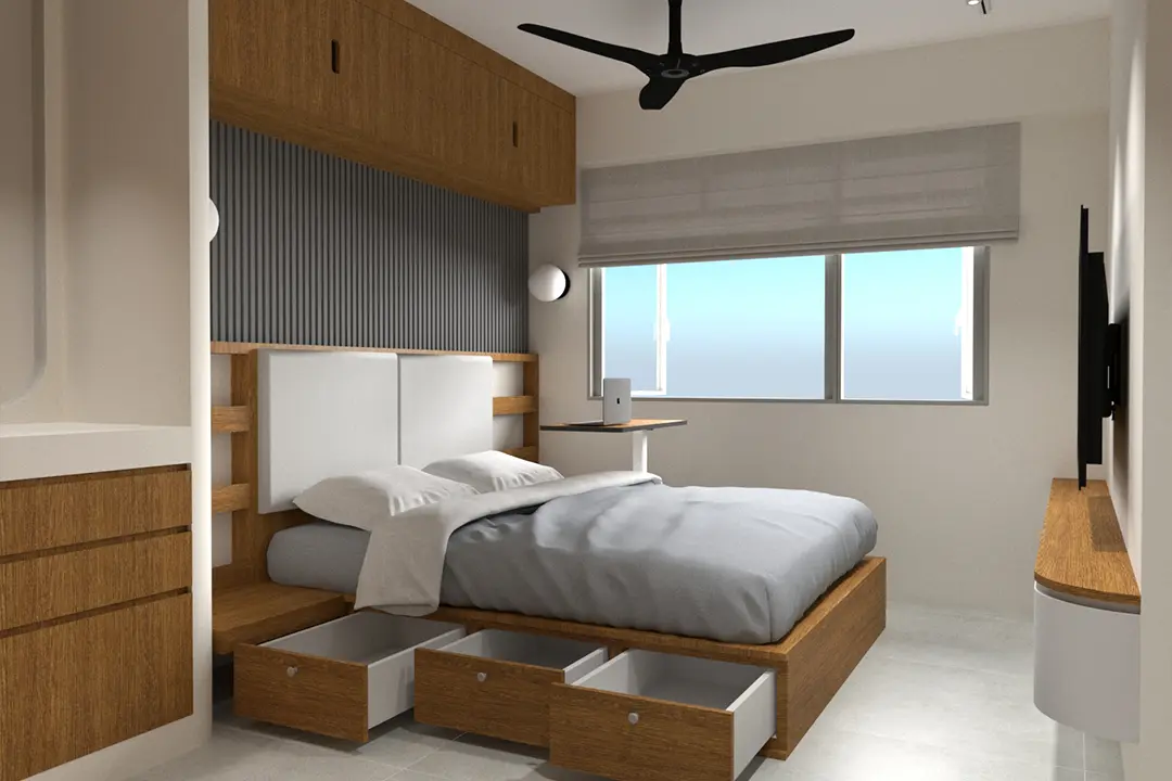 Apartment 2 - Master Bedroom